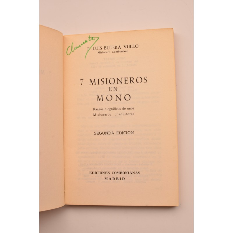 7 misioneros en mono