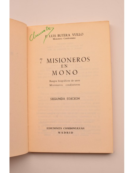 7 misioneros en mono