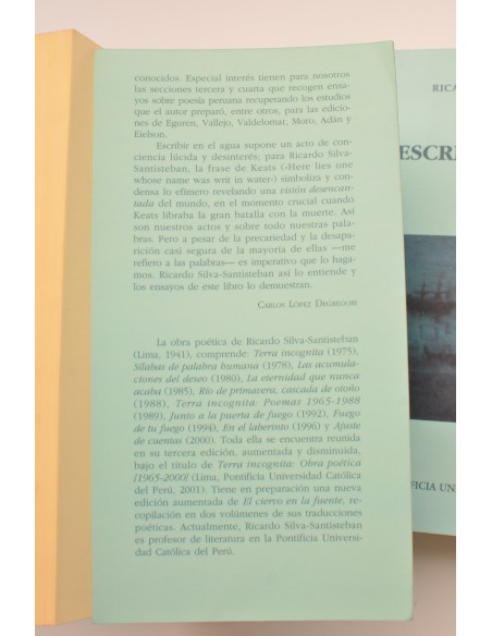 Escrito en el agua