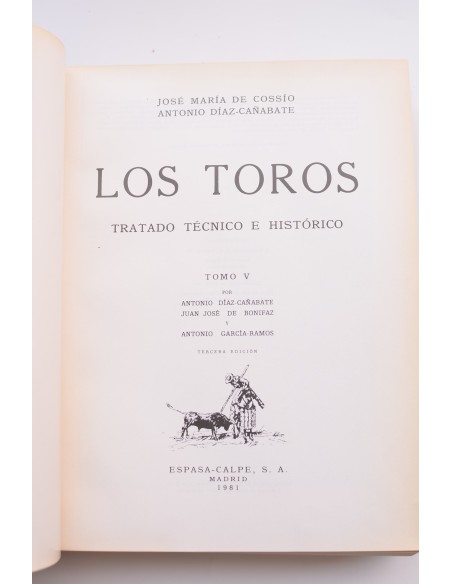 Los toros. Tratado técnico e histórico . Vol. 5