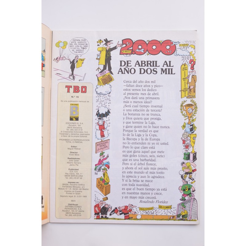 TBO Revista mensual. nº 15