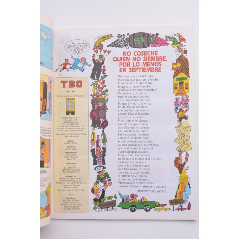 TBO Revista mensual. nº 20