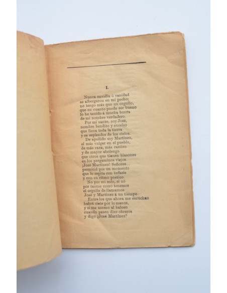 José Martínez... romance popular murciano