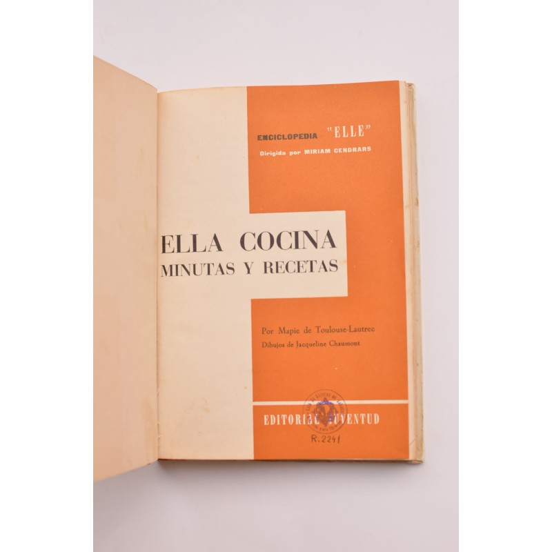 ELLA Cocina. Minutas y recetas