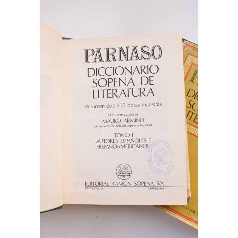 Parnaso. Diccionario Sopena de Literatura