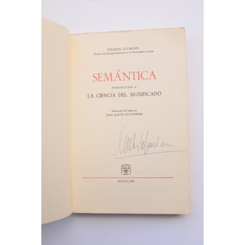 Semántica. Introducción a la ciencia del...