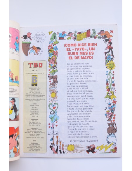 TBO Revista mensual. nº 16