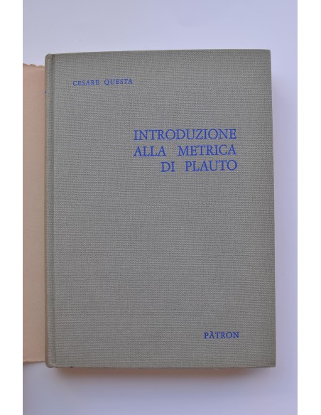 Introduzione alla metrica di Plauto