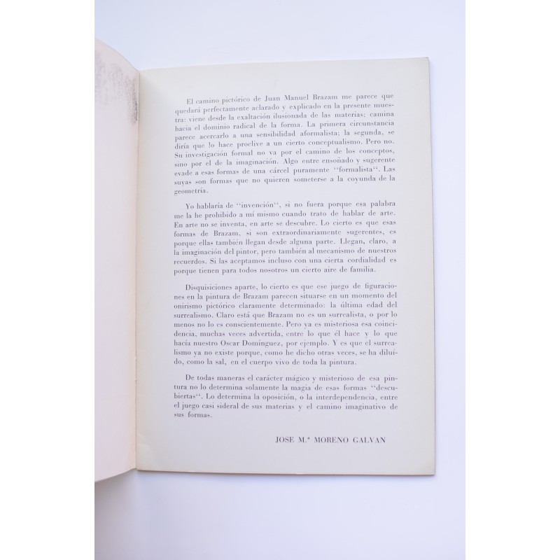 Brazam. Catálogo de exposiciones. 1975