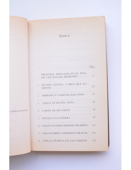 Lola en carne viva. Memorias de Lola Flores