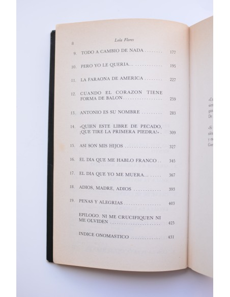 Lola en carne viva. Memorias de Lola Flores