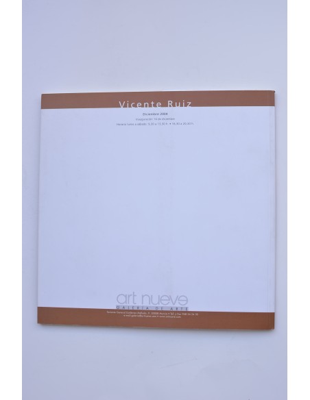 Vicente Ruiz. Las jarras vacías
