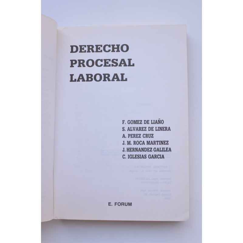 Derecho procesal laboral