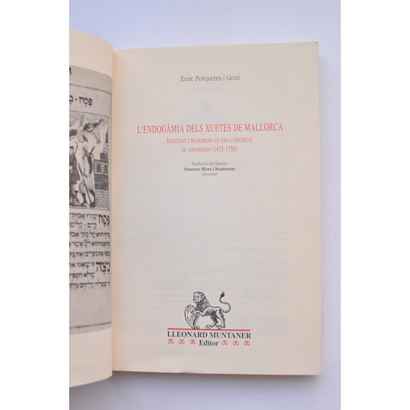 L'endogàmia dels Xuetes de Mallorca. Identitat...