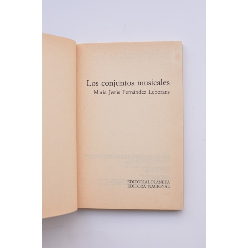 Los conjuntos musicales