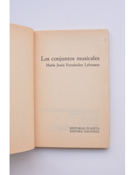 Los conjuntos musicales