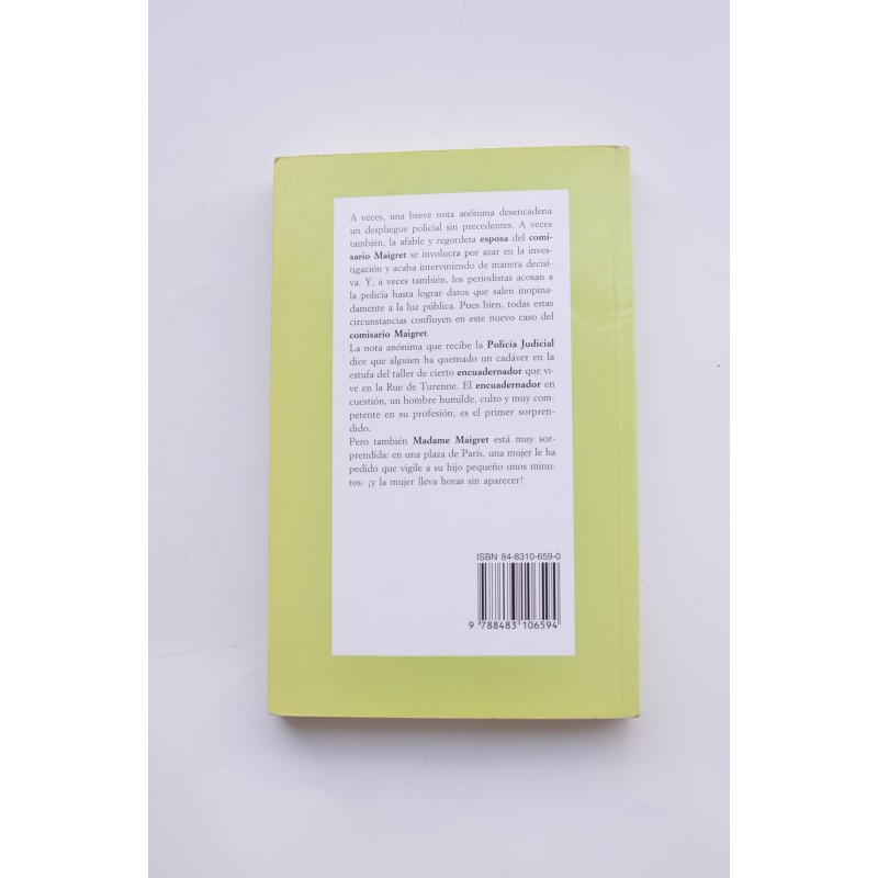 La amiga de Madame Maigret