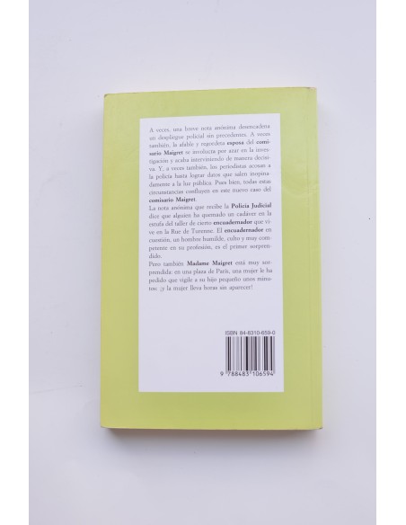 La amiga de Madame Maigret