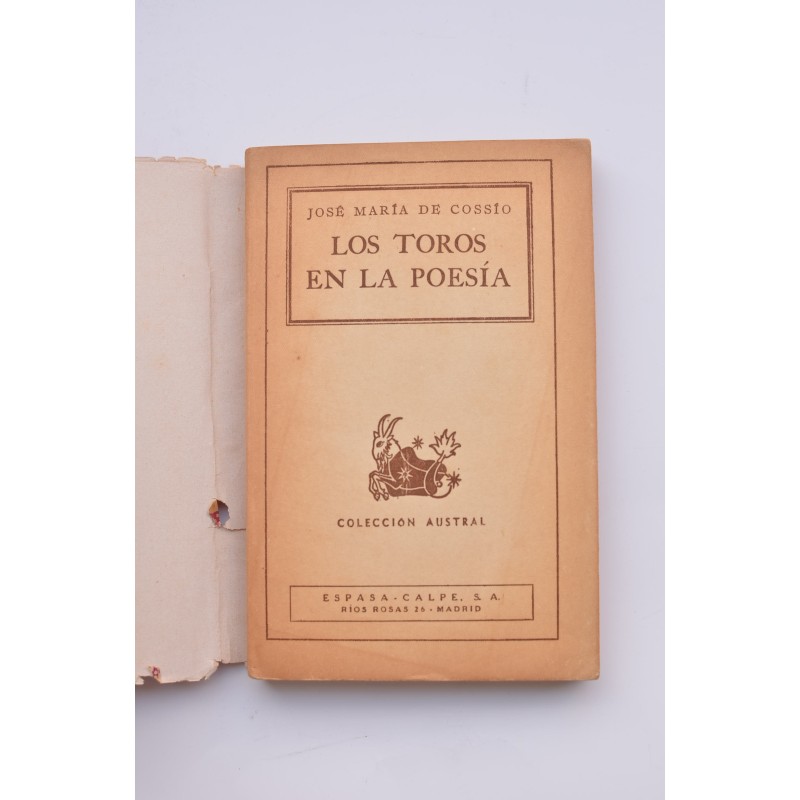 Los toros en la poesía. Antología
