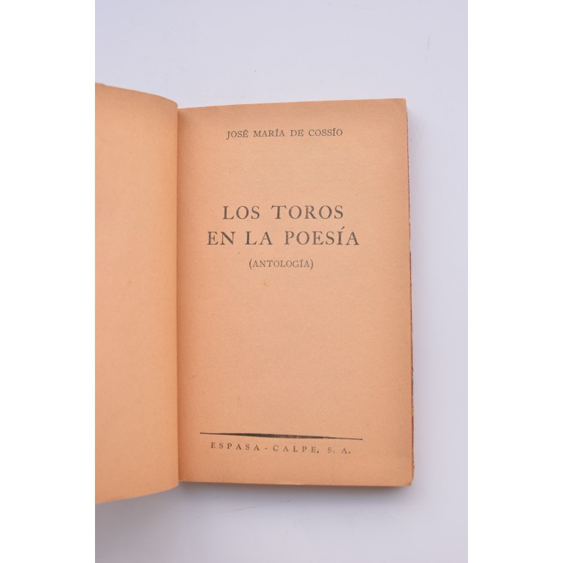 Los toros en la poesía. Antología