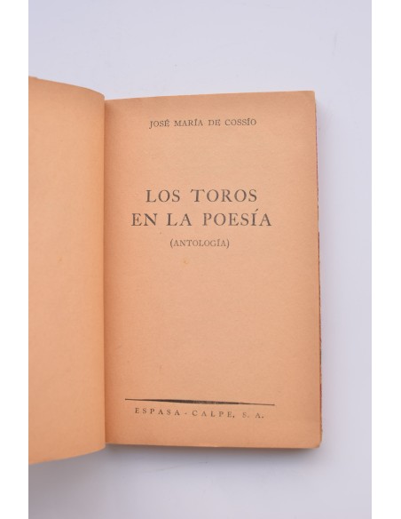 Los toros en la poesía. Antología