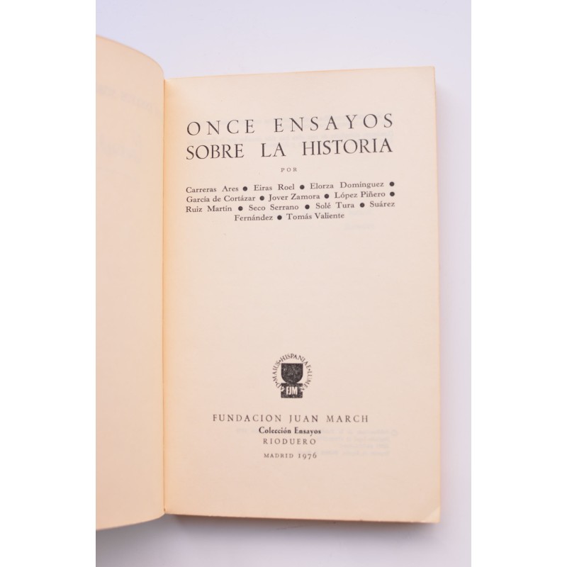 Once ensayos sobre la historia
