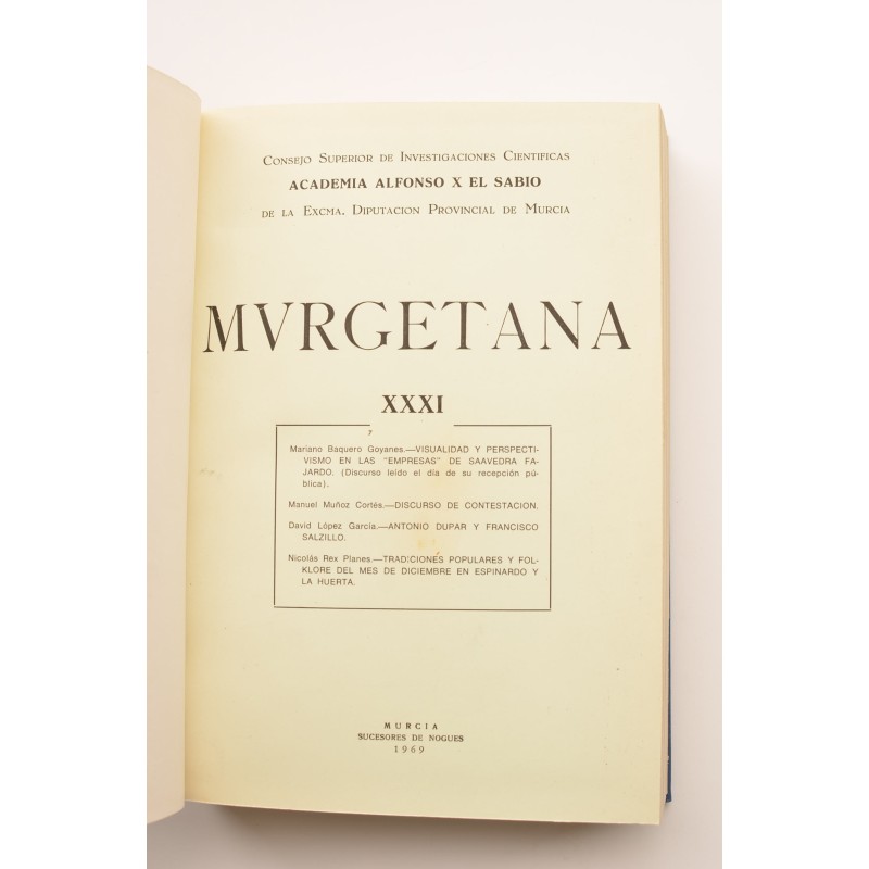 Murgetana. Del n º XXXI (1969) al XXXV (1971)
