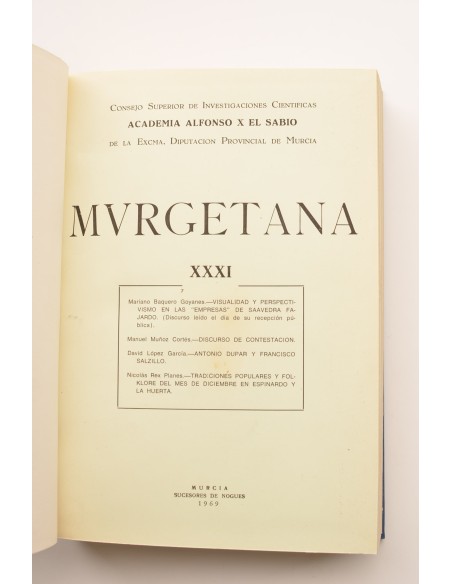 Murgetana. Del n º XXXI (1969) al XXXV (1971)