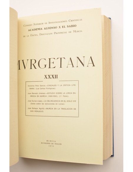 Murgetana. Del n º XXXI (1969) al XXXV (1971)