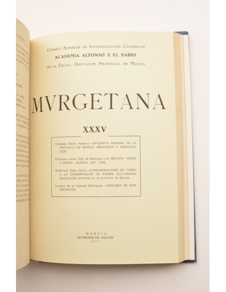 Murgetana. Del n º XXXI (1969) al XXXV (1971)