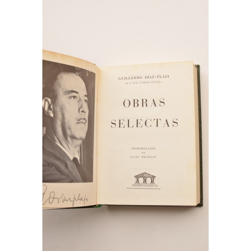 Guillermo Díaz-Plaja. Obras selectas