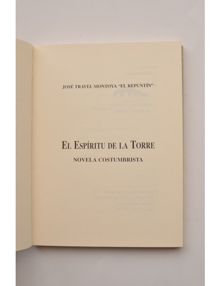 El espíritu de la Torre. Novela costumbrista