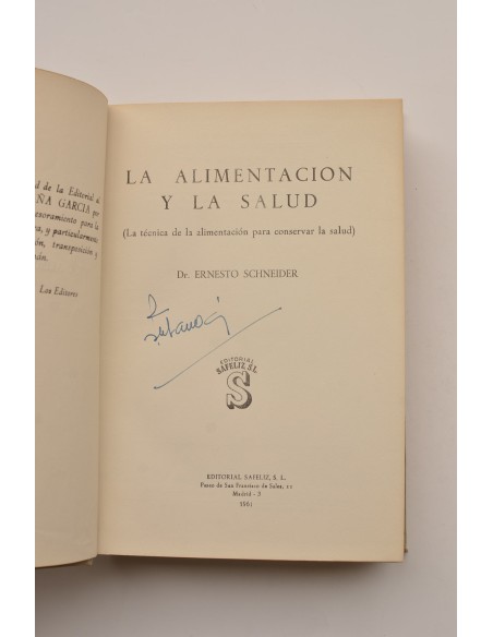 La alimentación y la salud : la técnica de la alimentación para conservar la salud