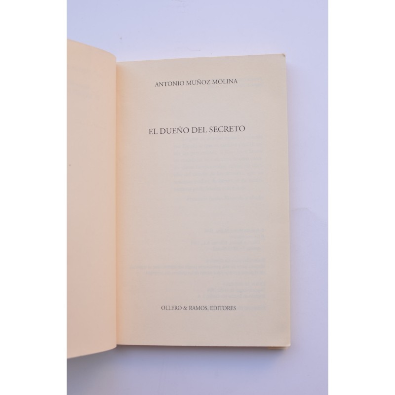 El dueño del secreto