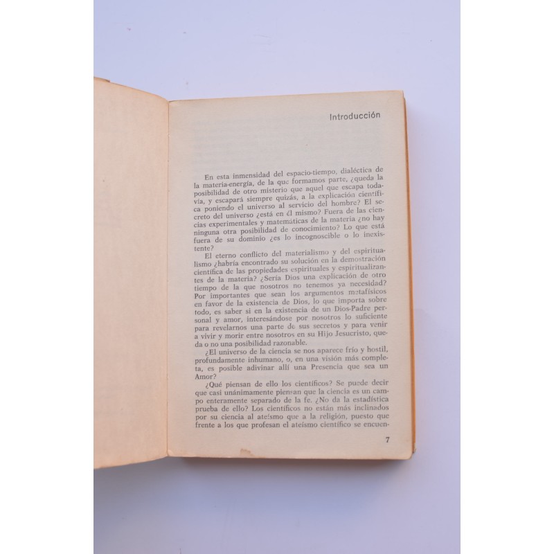 El pensamiento científico de Teilhard de Chardin