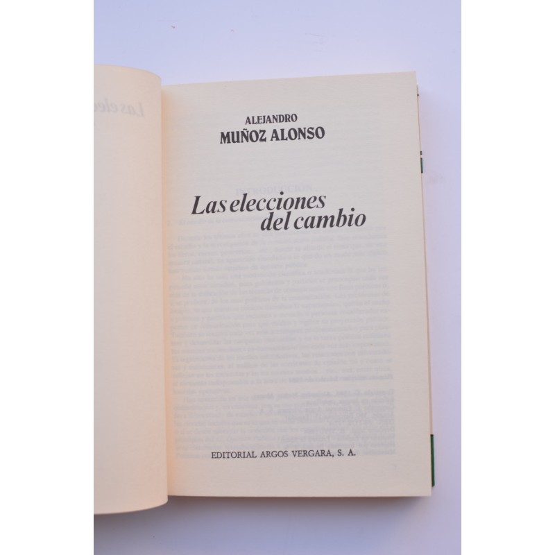 Las elecciones del cambio