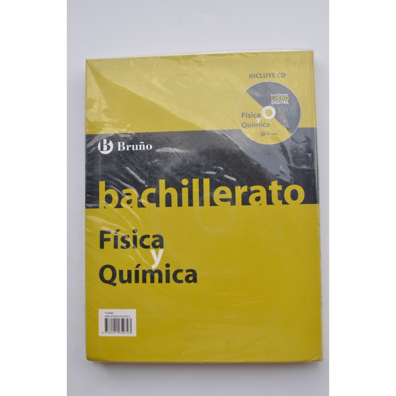 Física y Química. Bachillerato ciencias y...
