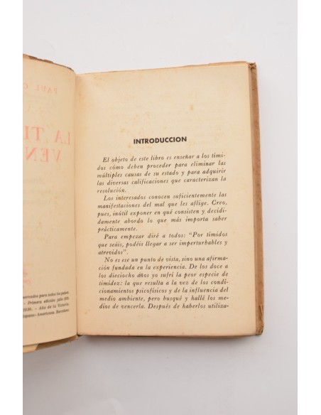 La timidez vencida : método práctico para adquirir seguridad, firmeza y confianza en sí mismo