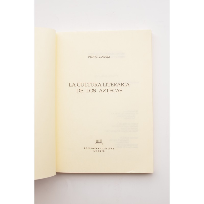 La cultura literaria de los aztecas