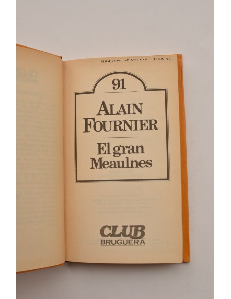 El gran Meaulnes