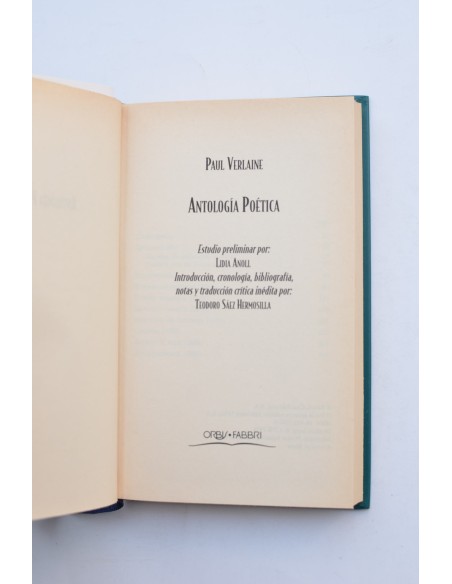 Paul Verlaine. Antología poética
