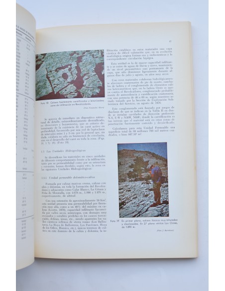 Comunicación sobre el Carst en la provincia de Murcia. nº 2 1974 - 1976. Revolcadores