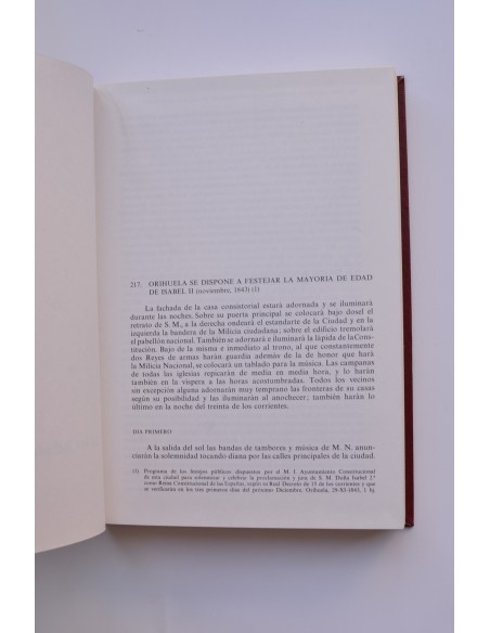 Aproximación a la Orihuela Contemporánea. Selección de textos. Tomo V. Vol. II