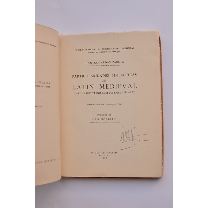 Particularidades sintácticas del latín...