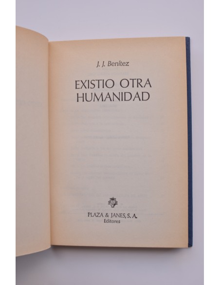 Existió otra humanidad
