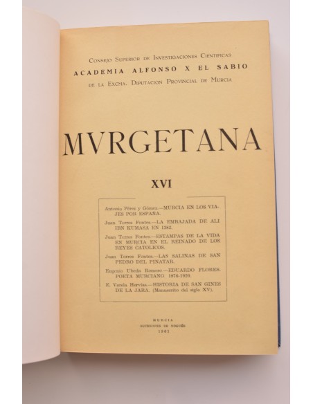 Murgetana. Del nº XVII (1961) al XX(1963)