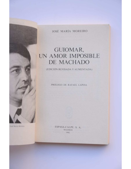 Guiomar, un amor imposible de Machado