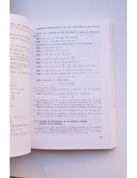 Problemas y ejercicios de análisis matemático