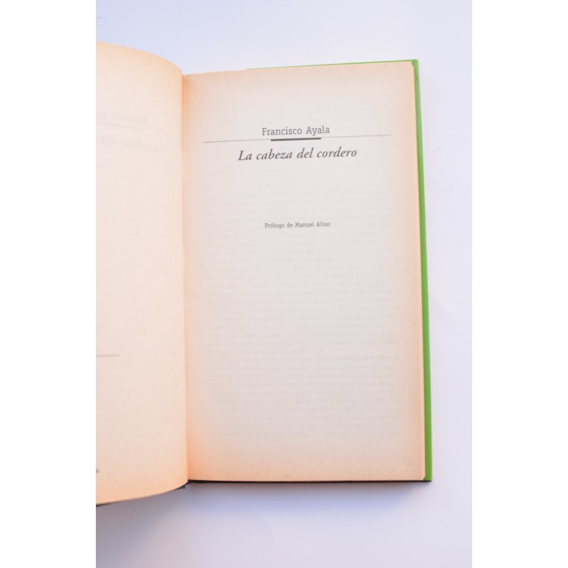 La cabeza del cordero