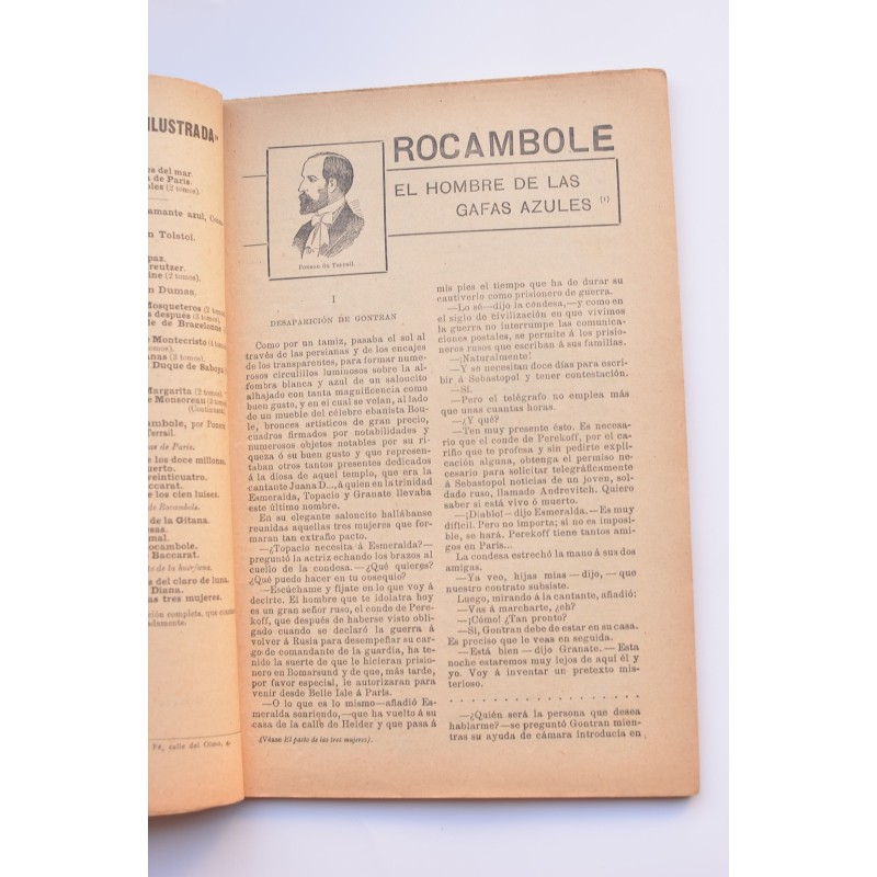 Rocambole. El hombre de las gafas azules